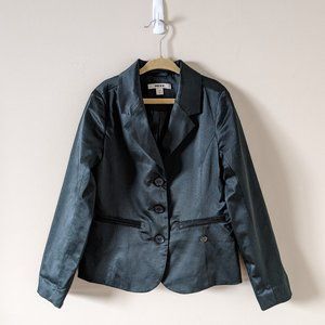 Mexx - Girls Youth Black 3 Buttoned Blazer - Size 5 / 6